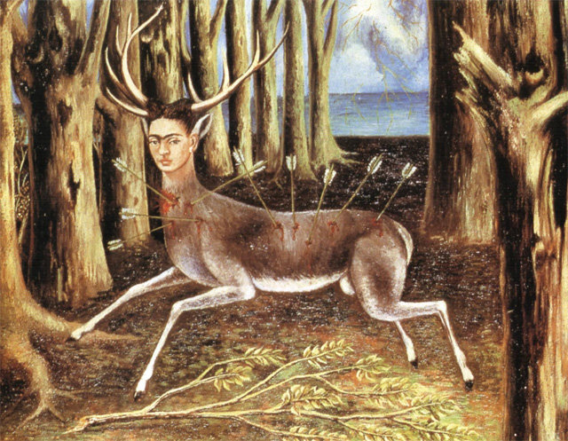프리다 칼로, ‘부상당한 사슴’ 1946년.