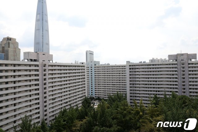 서울 송파구 잠실5주공 아파트 단지. © News1