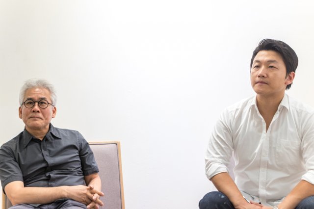 이상민 작가(좌)와 신승헌 작가(우). 사진=박미정 PD letitgo16@donga.com