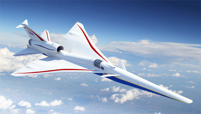 미국항공우주국은 2억4750만 달러(약 3000억 원)를 투자해 초음속 여객기 X-플레인을 개발하고 있다. 사진 출처 미국항공우주연구원