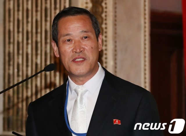 김성 유엔주재 북한대표부 대사. <자료사진> © News1 특별취재단