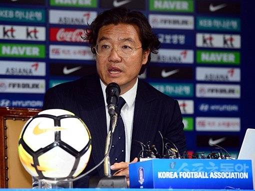 대한축구협회 김판곤 국가대표전력강화위원장. 스포츠동아DB