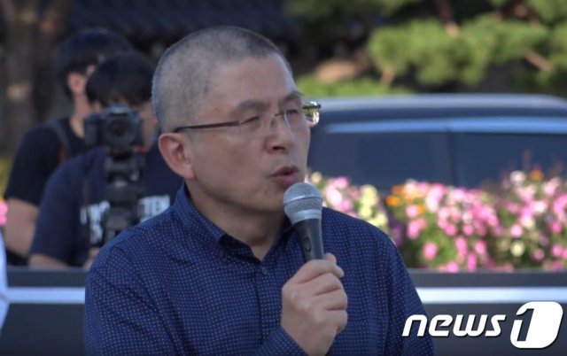 삭발한 황교안 자유한국당 대표(자유한국당 공식 유튜브 ‘오른소리’ 캡처) © News1