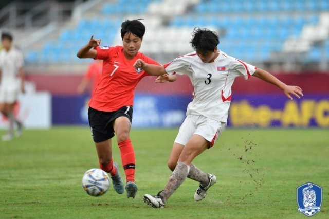 한국 여자축구가 북한에 패해 2020 U-17 여자월드컵 본선진출에 실패했다. (대한축구협회 제공) © 뉴스1