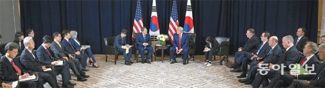 트럼프, 김정은에 ‘비핵화 실질적인 진전 조치 우선’ 압박