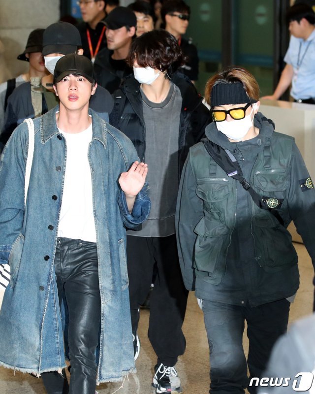 그룹 방탄소년단(BTS) 진, 정국, 슈가 © 뉴스1