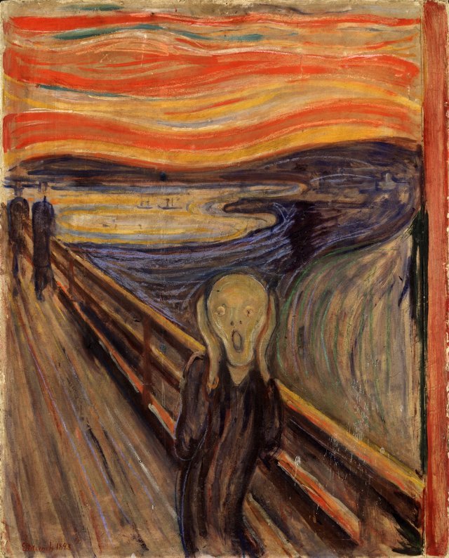 에드바르 뭉크, 절규, 1893  (Edvard Munch, The Scream, 1893) *에케베르그 Ekeberg