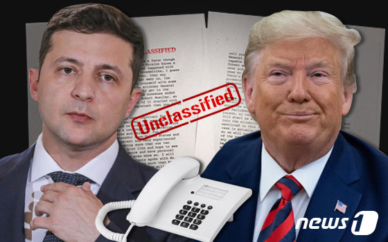 볼로디미르 젤렌스키 우크라이나 대통령(왼쪽)과 도널드 트럼프 미국 대통령 © News1
