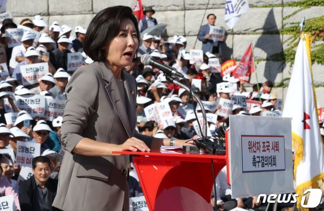나경원 자유한국당 원내대표© News1
