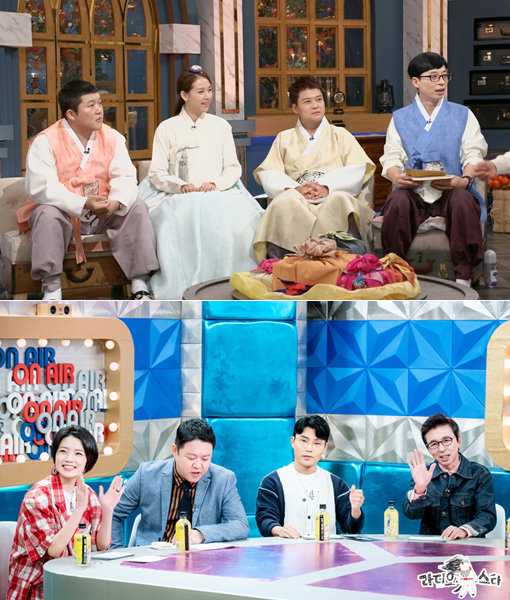 KBS 2TV ‘해피투게더4’(위쪽)-MBC ‘라디오스타’. 사진제공｜KBS·MBC