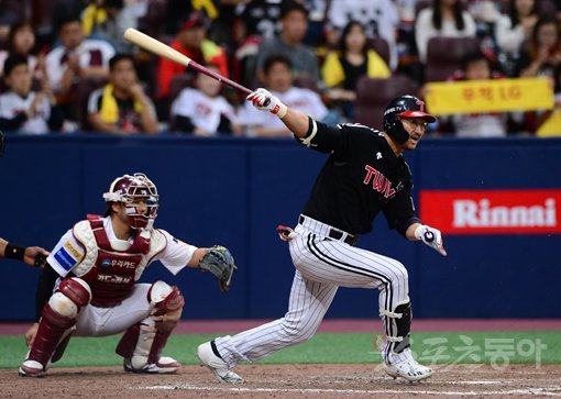 LG 박용택(오른쪽). 스포츠동아DB