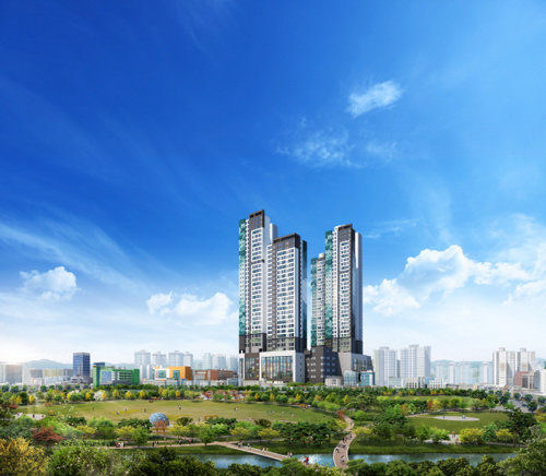 ‘시민공원 삼정그린코아 더베스트’ 투시도