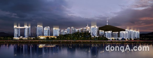 한남자이 더 헤리티지 조감도