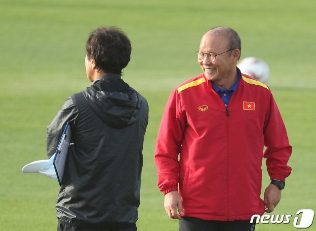 박항서 베트남 축구대표팀 감독© News1