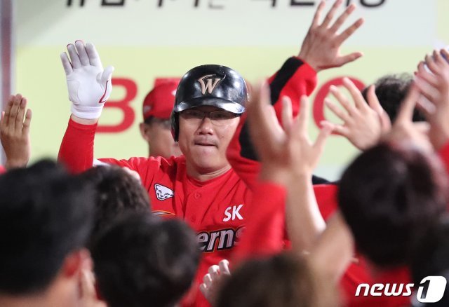 SK 와이번스 박정권. 뉴스1 © News1