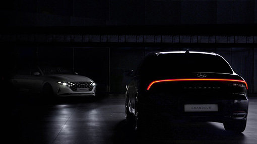 더 뉴 그랜저의 뒷 모습. 사진제공｜현대차