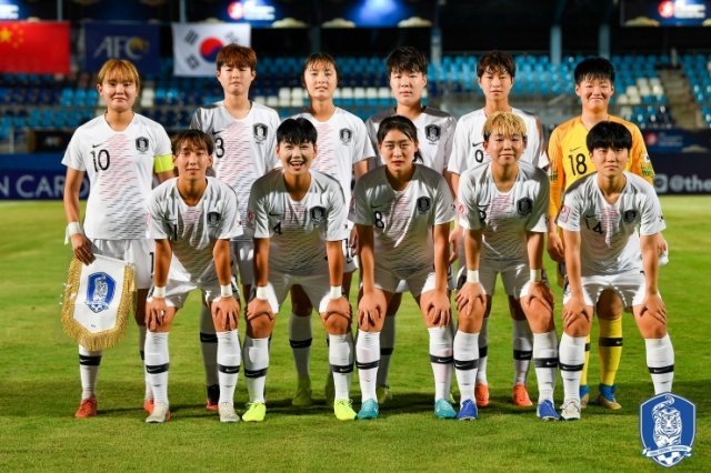 U-19 여자 축구 대표팀. (대한축구협회 제공) © 뉴스1