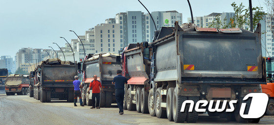 덤프트럭.(뉴스1DB)