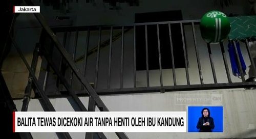 엄마와 아이가 함께 살고 있던 하숙집 외관. 사진=CNN 인도네시아 갈무리