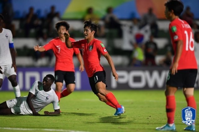 U-17 축구 대표팀. (대한축구협회 제공) © 뉴스1