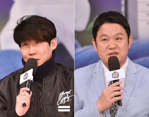 MBC 박진경PD(왼쪽)-방송인 김구라. 사진제공｜MBC