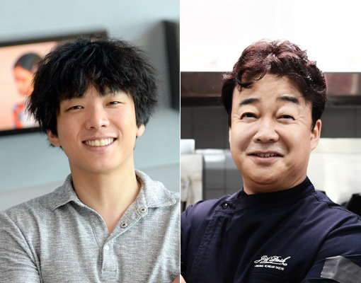 SBS 이관원PD(왼쪽)-요리연구가 백종원. 사진제공｜SBS