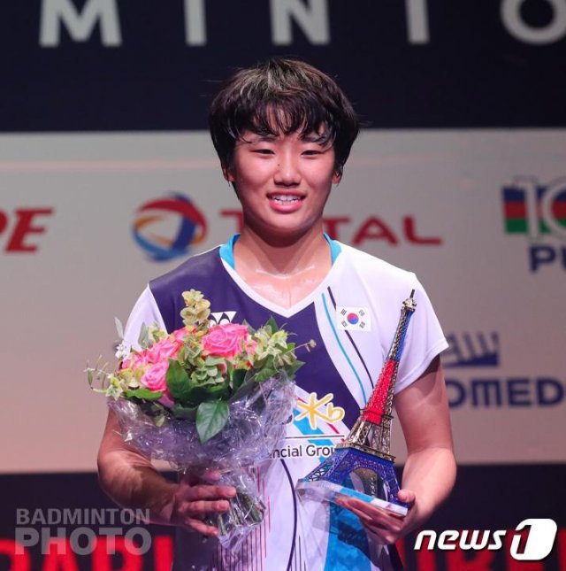 프랑스오픈에서 우승한 안세영(대한배드민턴협회 제공). © 뉴스1
