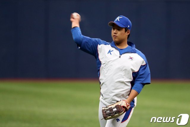 야구 대표팀 강백호. © News1