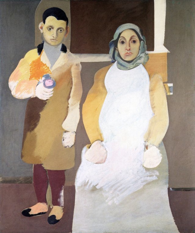 아실 고르키 ‘화가와 엄마’, 1926~1936년
Arshile Gorky, The Artist and his mother, 1926-36