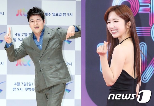 전현무(왼쪽)와 이혜성 © 뉴스1