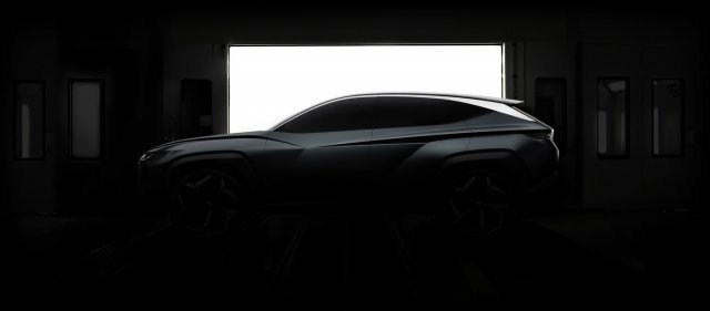 현대자동차가 ‘2019 LA오토쇼’를 앞두고 혁신적 디자인의 플러그인 하이브리드 SUV 콘셉트카의 티저 이미지를 13일 공개했다. (현대차 제공)