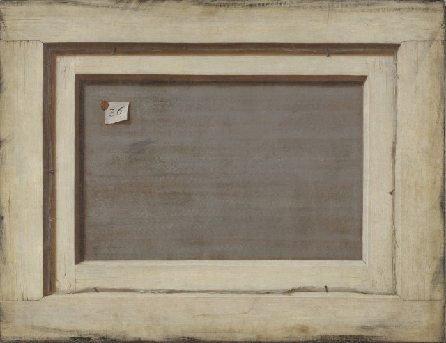 코르넬리스 N. 헤이스브레흐트, 그림의 뒷면, 1668-1672년Cornelis Norbertus Gysbrechts, The reverse of a framed painting, 1668-1672*트롱프뢰유 Trompe-l‘œil  * Frederick III of Denmark