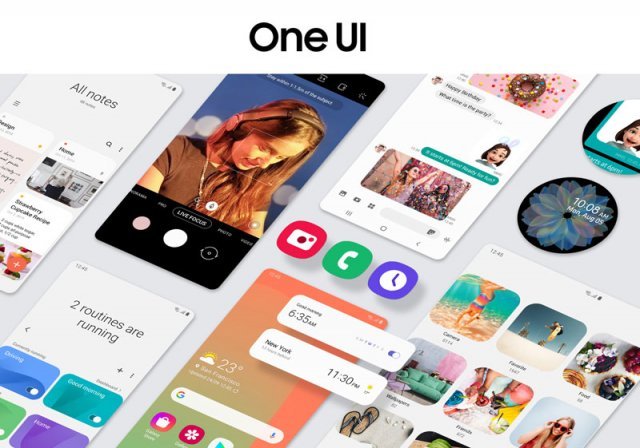 안드로이드 9 이상의 삼성 스마트폰에 적용된 'One UI' (출처=삼성전자)