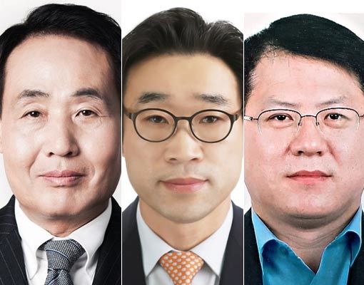김형종 현대백화점 신임 대표, 윤기철 현대리바트 신임 대표, 김민덕 한섬 신임 대표(왼쪽부터).