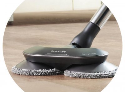 삼성 제트의 안심구조 물 분사가 없는 물걸레 전용 청소 방식의 안심 설계로 곰팡이, 악취, 먼지 뭉침 우려를 원천 차단