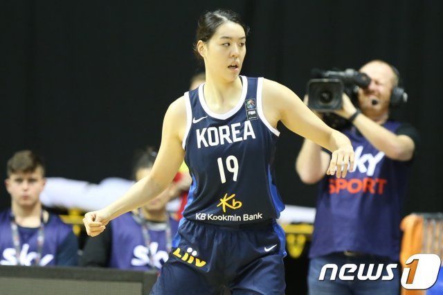 한국 여자농구 대표팀 박지수(대한민국농구협회). © 뉴스1