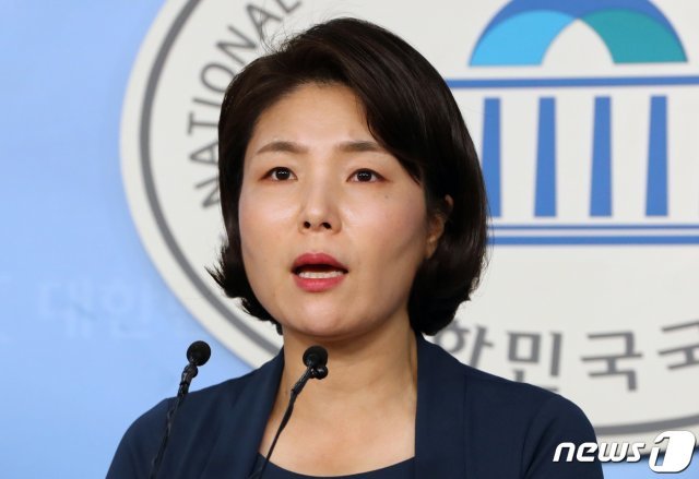 전희경 자유한국당 대변인. 뉴스1