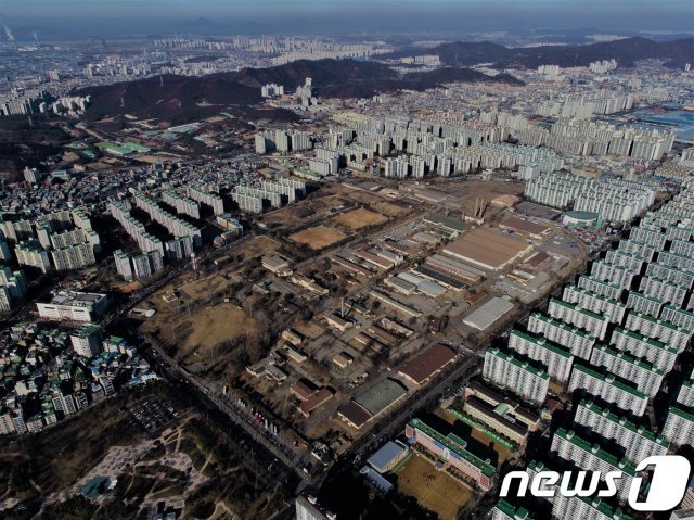 부평 캠프 마켓 전경. 뉴스1(인천시 제공)