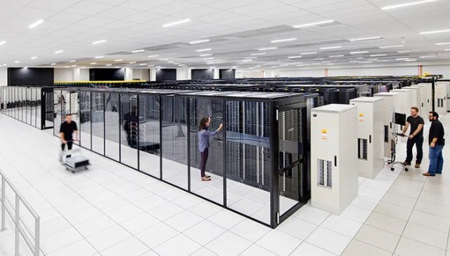 클라우드용 데이터센터의 모습 (출처=IBM)