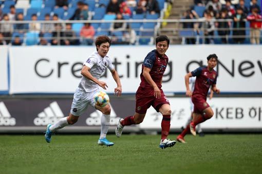 안양 조규성(왼쪽). 사진제공｜한국프로축구연맹