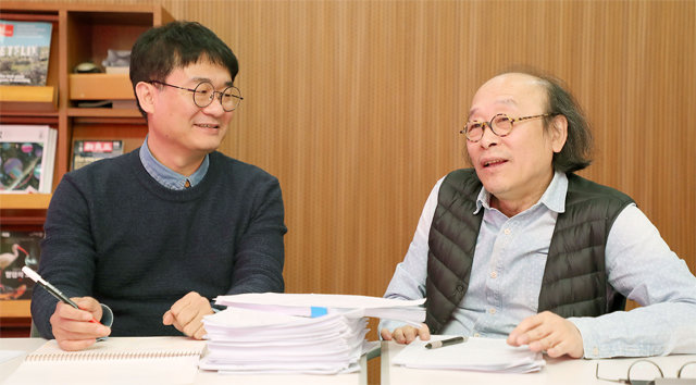 김철리 씨(오른쪽)와 장우재 씨.