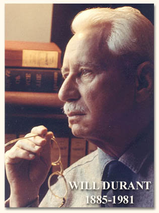 ‘역사의 교훈’ 저자인 미국 작가이자 역사학자 윌 듀란트. 윌듀란트재단 홈페이지