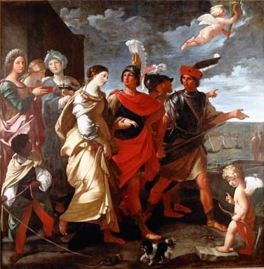 이탈리아 화가 자친토 캄파나가 1631년 경 그린 ‘납치되는 헬레네.’ 그리스 신화에 따르면 트로이로 납치된 스파르타의 왕비 헬레네를 구하기 위해 트로이 전쟁이 시작됐다. 위키미디어
