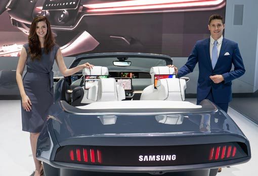 삼성전자는 차량용 ‘디지털 콕핏 2020’을 공개한다. 사진제공｜삼성전자