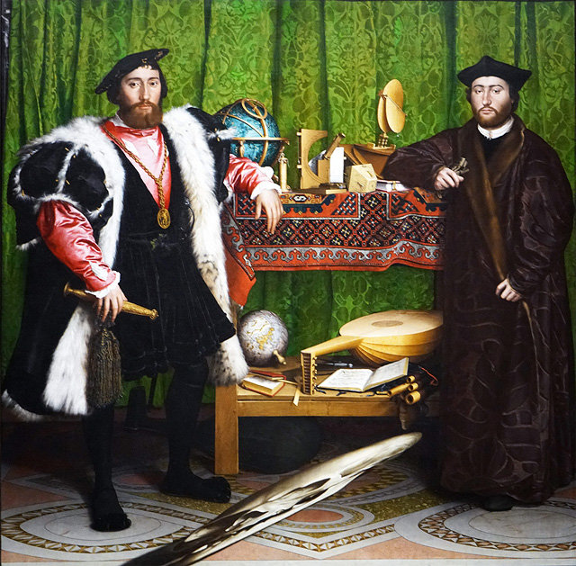 한스 홀바인 ‘대사들’, 1533년.