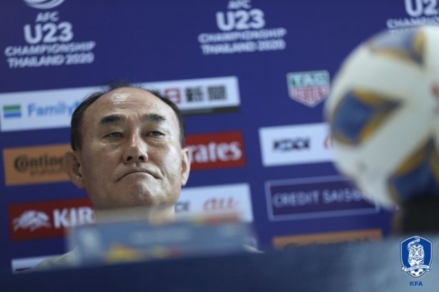 김학범 U-23 대표팀 감독. (대한축구협회 제공)