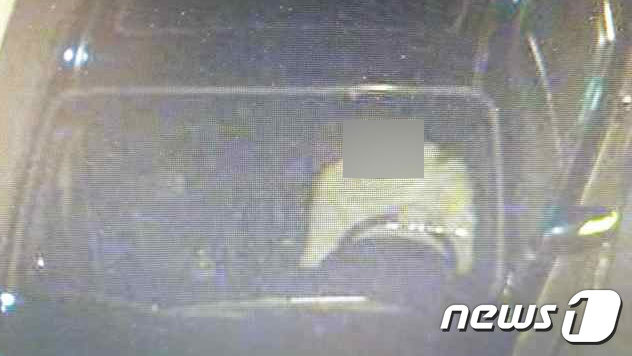 지난해  9월 16일 오후 3시30분쯤 창원시 진해구 용원동 한 도로를 건너던 어린이를 치고 그대로 달아난 뺑소니 차량의 모습이 CCTV에 찍혀 있다.(경남경찰청 제공).