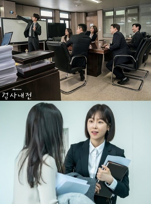 JTBC ‘검사내전’(위쪽) tvN ‘블랙독’ 스틸