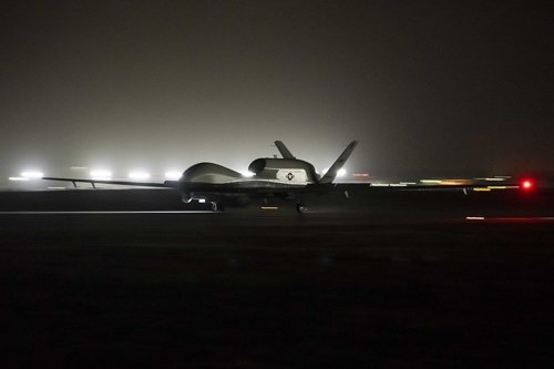 미 해군 MQ-4C 무인정찰기(미국 7함대사령부 홈피 캡처)