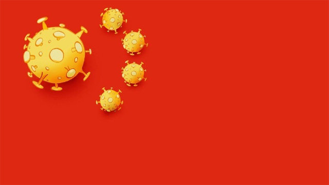덴마크 일간지 윌란스포스텐이 게시한 중국의 신종 코로나바이러스 감염증(우한 폐렴) 풍자 만평. 윌란스포스텐 홈페이지 캡처
